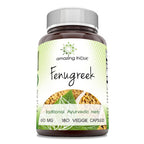Amazing India Fenugreek Seed Extract 610 mg - 180 Vegetarian Capsules