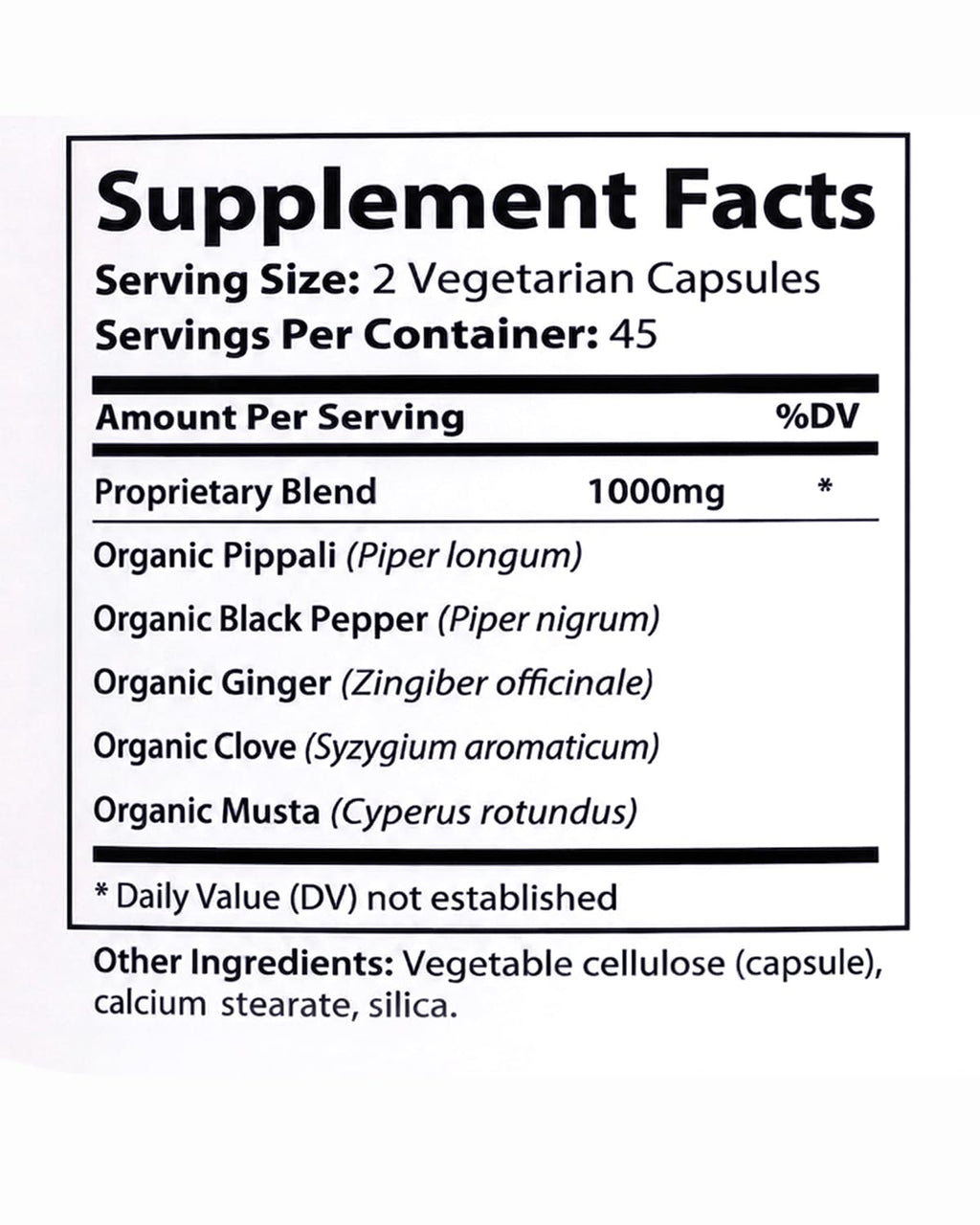 AyBo Kapha Digestive Supplement - 90 Vegetarian Capsules - image 4