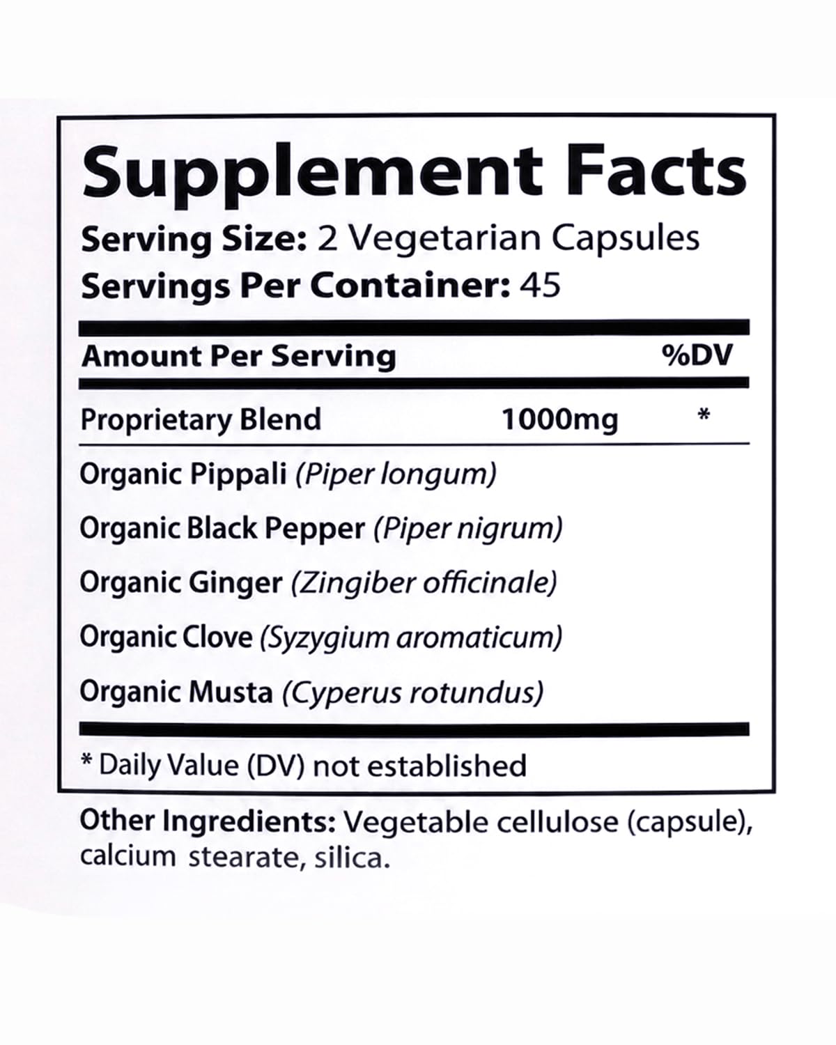 AyBo Kapha Digestive Supplement - 90 Vegetarian Capsules - image 4