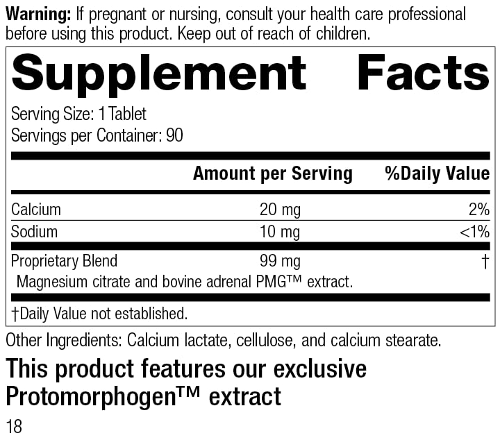 HU HomeUNIT Drenatrophin PMG Adrenal Gland Support - 90 Tablets - image 3