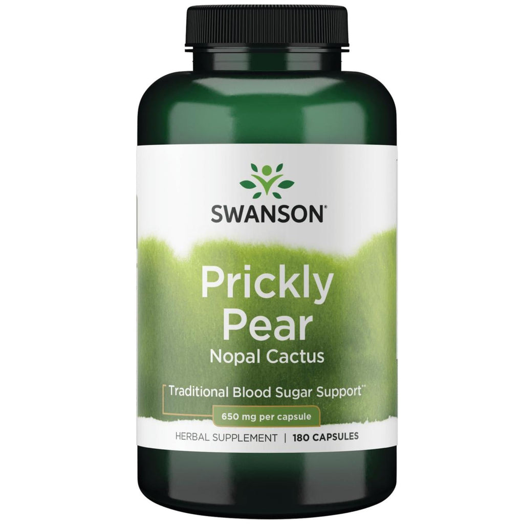 Swanson Prickly Pear Cactus Opuntia 650 mg - 180 Capsules