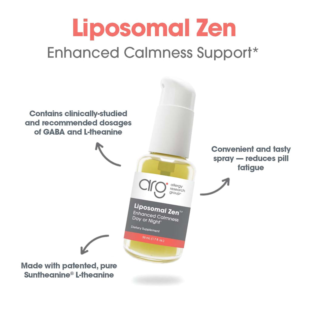Allergy Research Group Liposomal Zen L-Theanine Liquid Supplement - 1.7 fl oz - image 5
