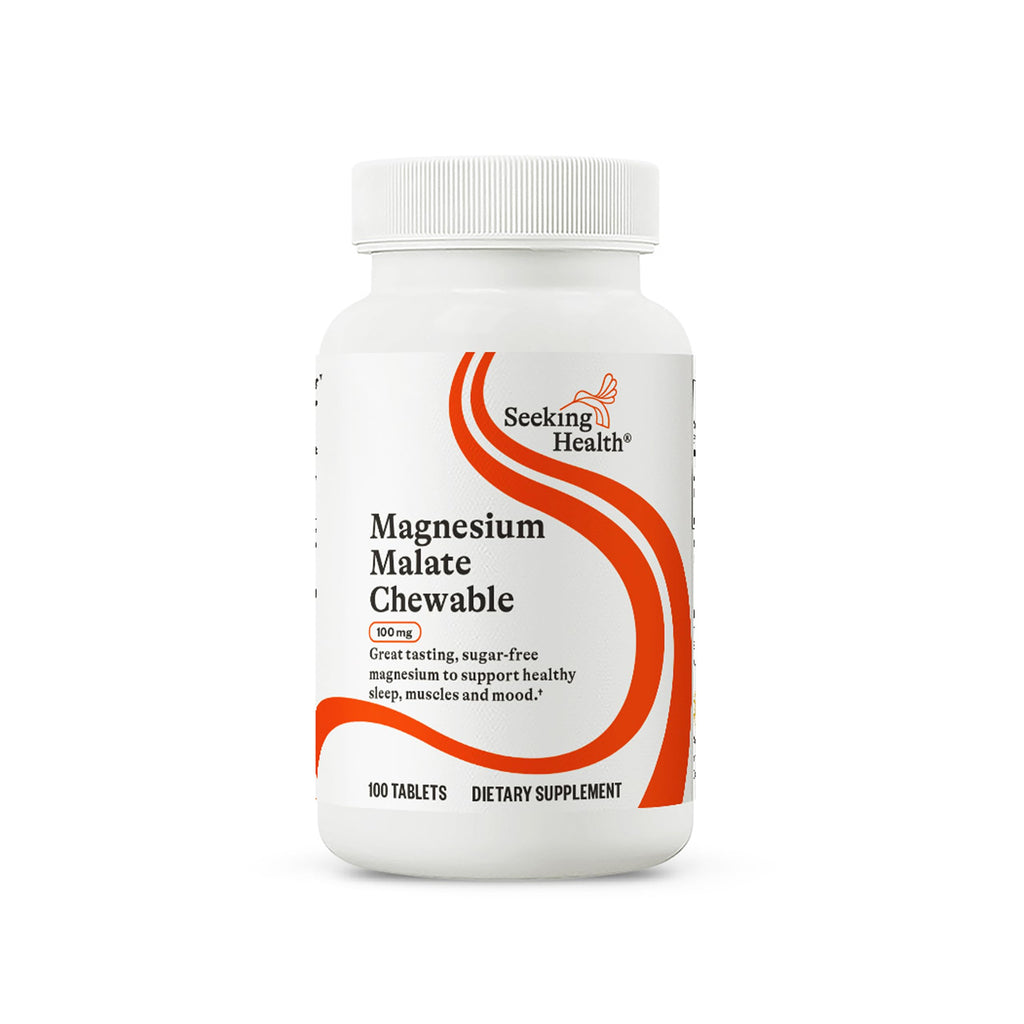 Seeking Health Magnesium Malate Chewable - 100 Tablets