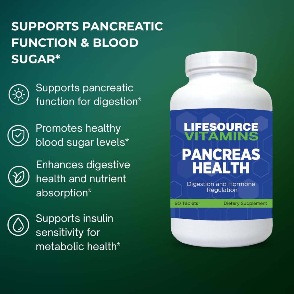 LifeSource Vitamins Pancreas Health - 90 Tablets - image 4