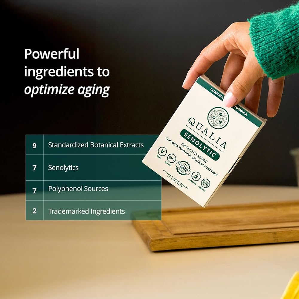 Qualia Senolytic Cellular Formula - 24 Capsules - image 3