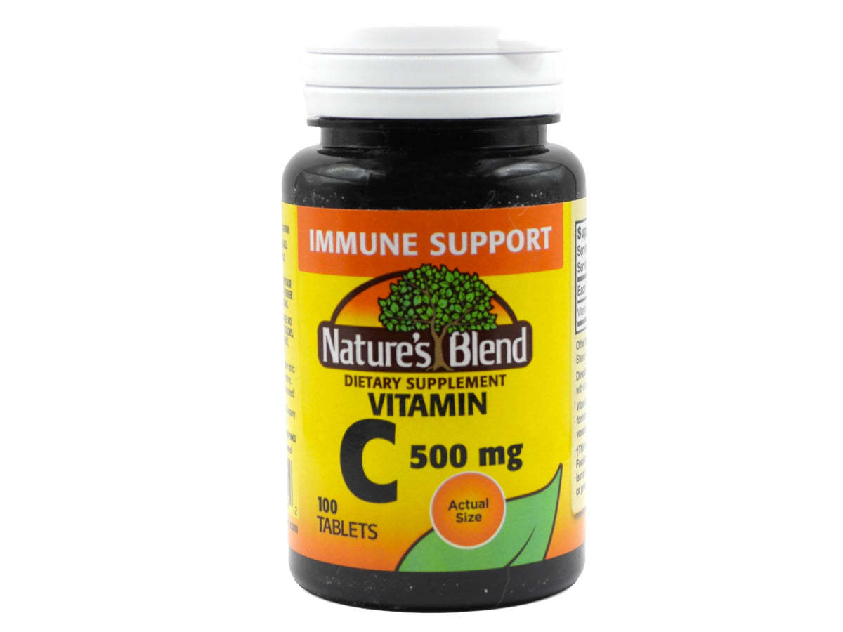 Nature's Blend Vitamin C 500 mg - 100 Tablets