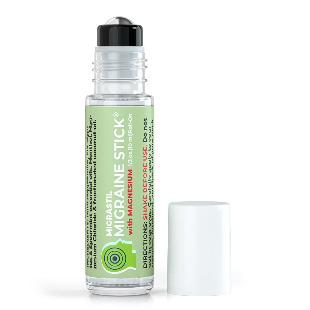 Migrastil Migraine Stick with Magnesium Peppermint Eucalyptus - 2-Pack - image 2