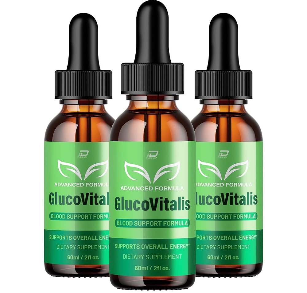 Indelo Gluco Vitalis Liquid Drops Advanced Formula - 3 Pack