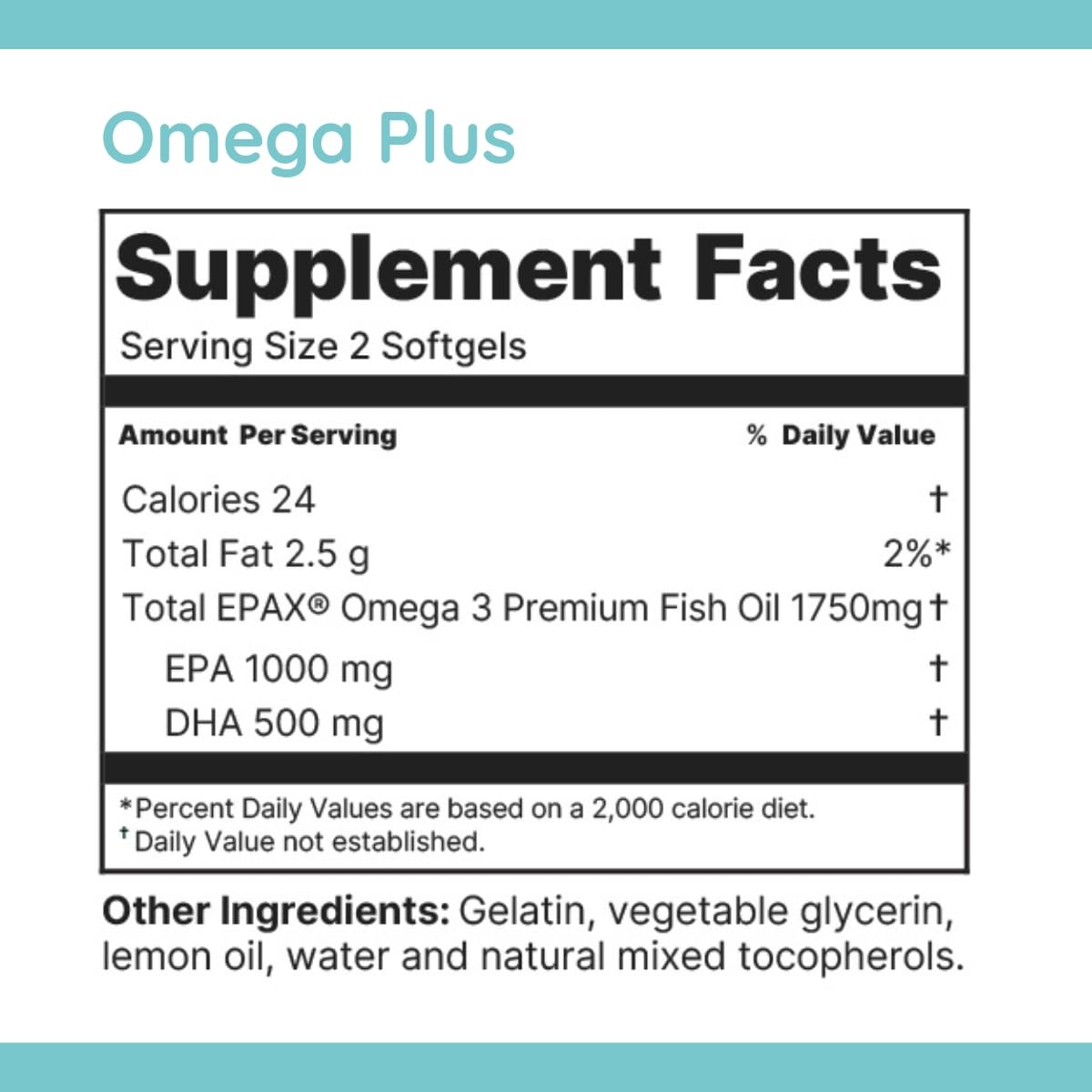 Dr. Brighten Omega Plus 1500 mg EPA/DHA Fish Oil - 60 Softgels - image 8