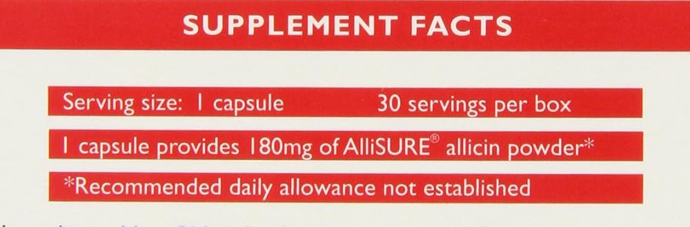 ALLICINMAX Allicin Max Garlic Allicin Supplement - 30 Vegetarian Capsules - image 8