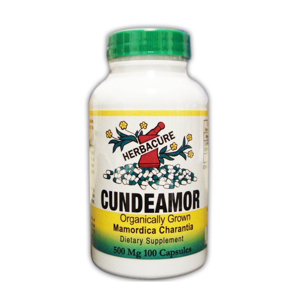 HERBACURE Bitter Melon Cundeamor 500 mg - 100 Capsules