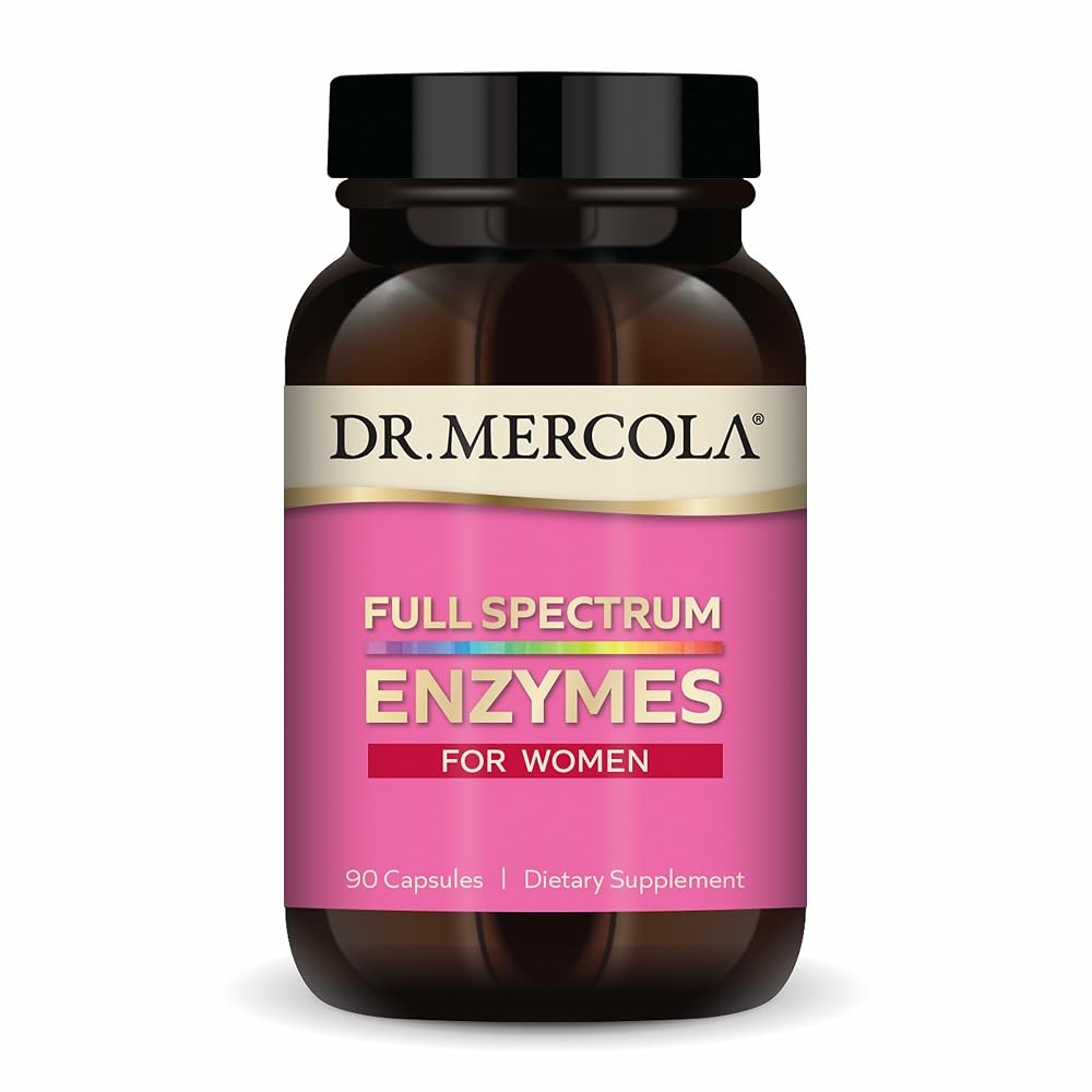 Dr. Mercola Full Spectrum Enzymes for Women - 90 Capsules