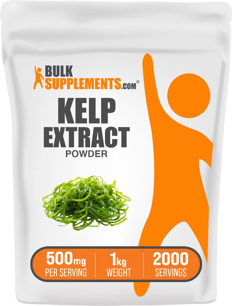 BulkSupplements.com Kelp Extract Powder, Seaweed Supplement