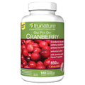 TruNature Cranberry 650 mg - 140 Vegetarian Capsules (3 Pack)