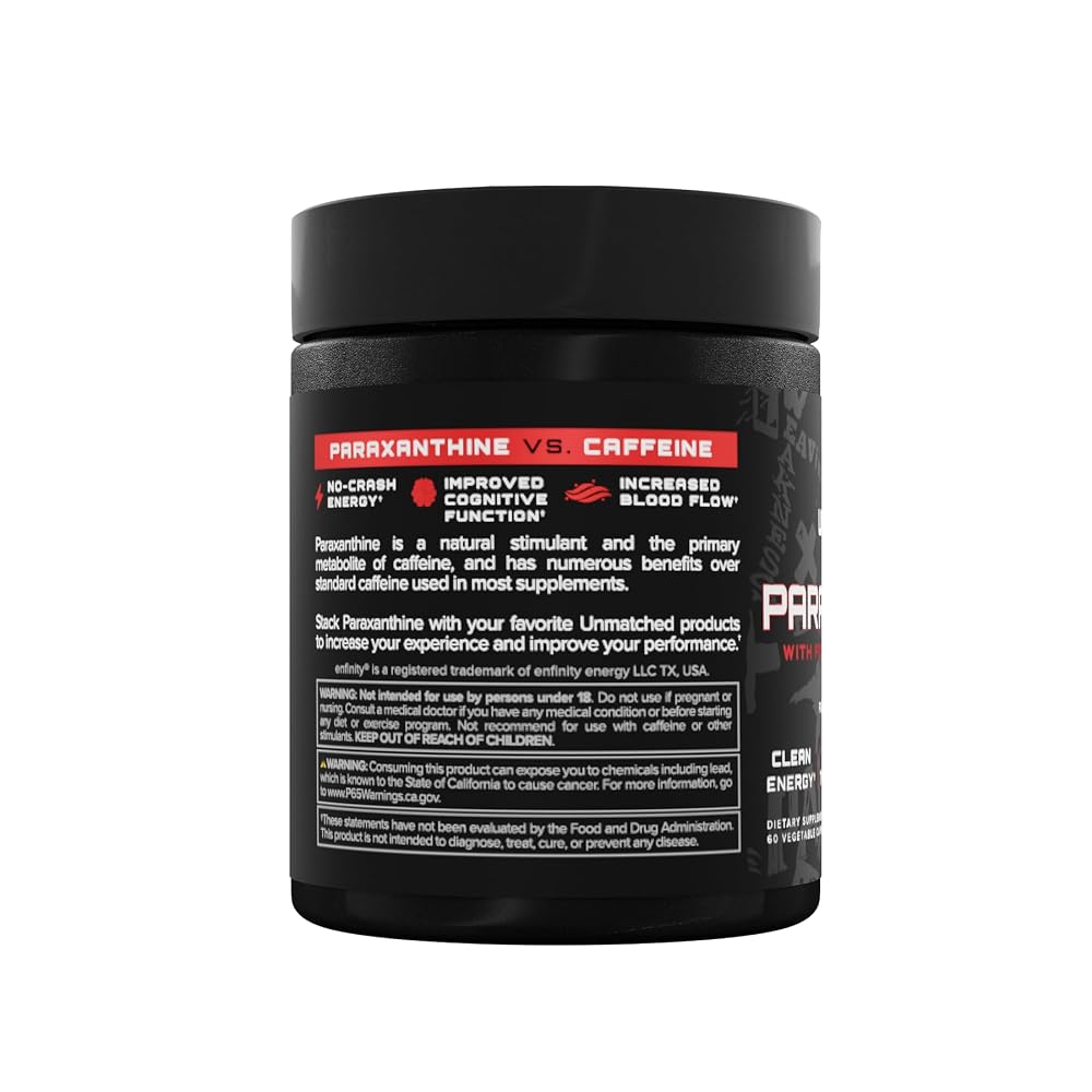 Unmatched Paraxanthine with L-Tyrosine Clean Energy - 60 Vegetable Capsules - image 7