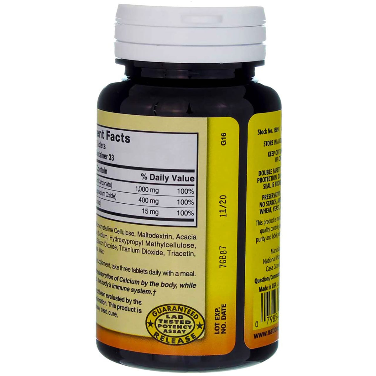 Nature's Blend Calcium Magnesium Zinc - 200 Tablets - image 3