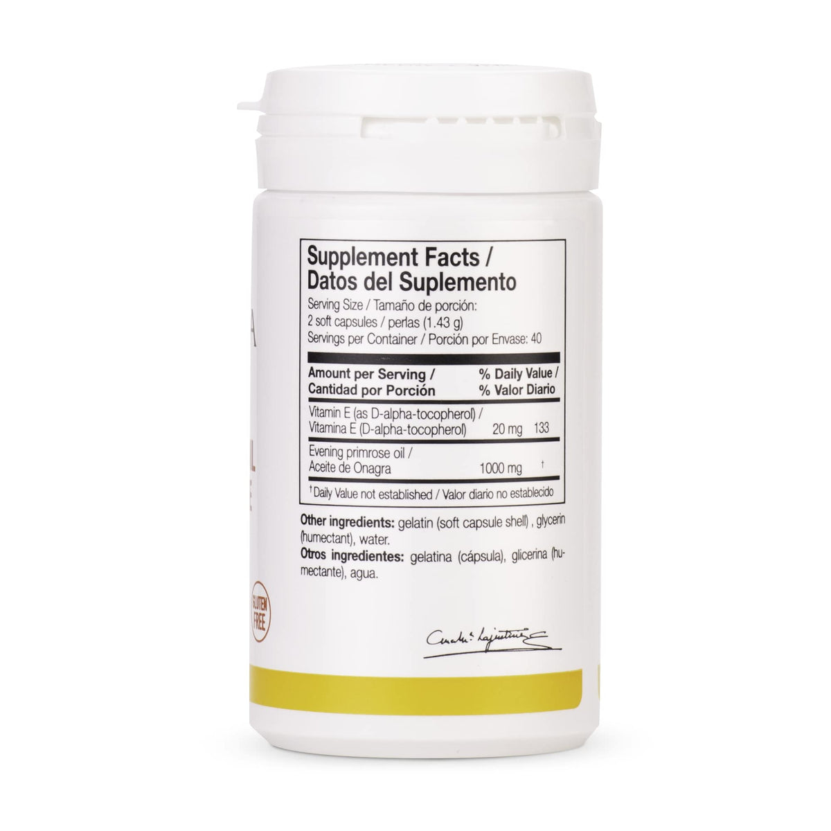 Ana María Lajusticia Evening Primrose Oil + Vitamin E - 80 Softgels - image 3
