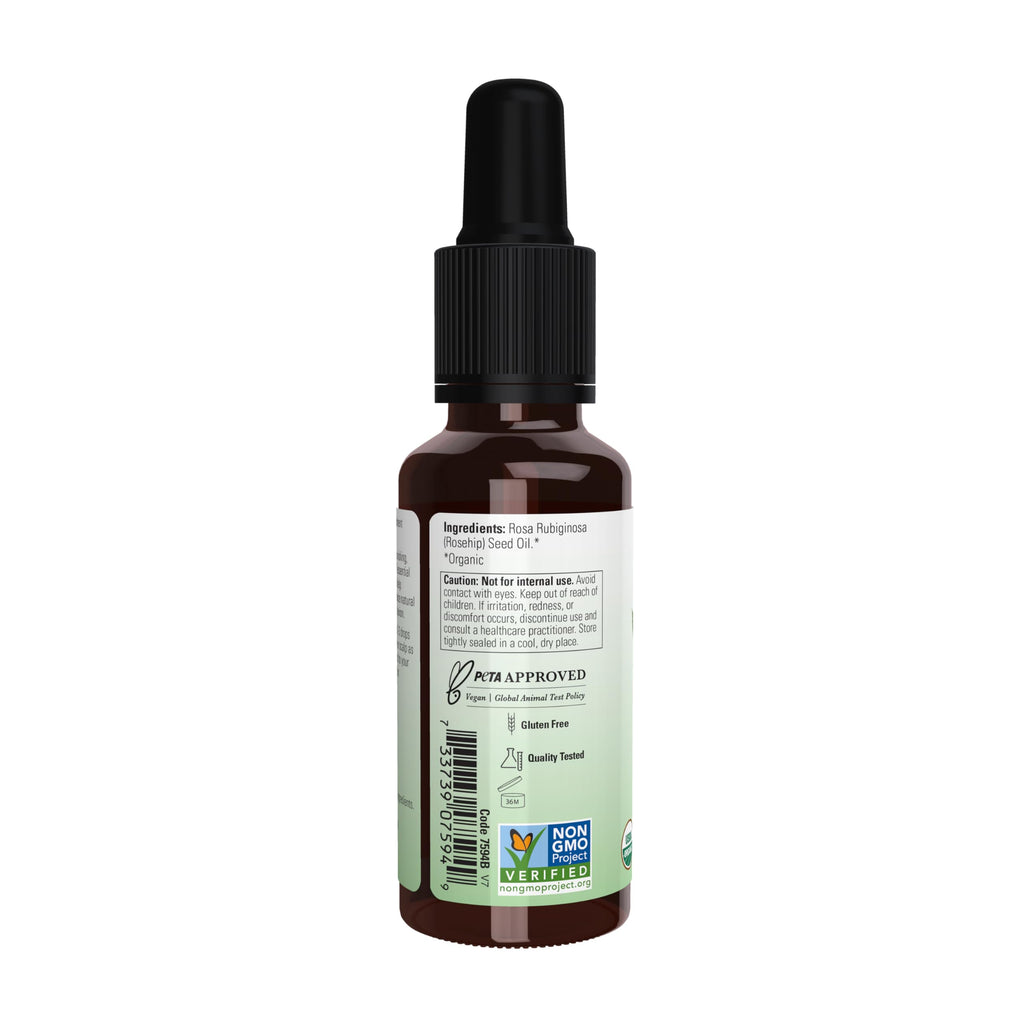NOW Solutions, Organic Rose Hip Seed Oil, Expeller Pressed, 1 fl. oz - image 3