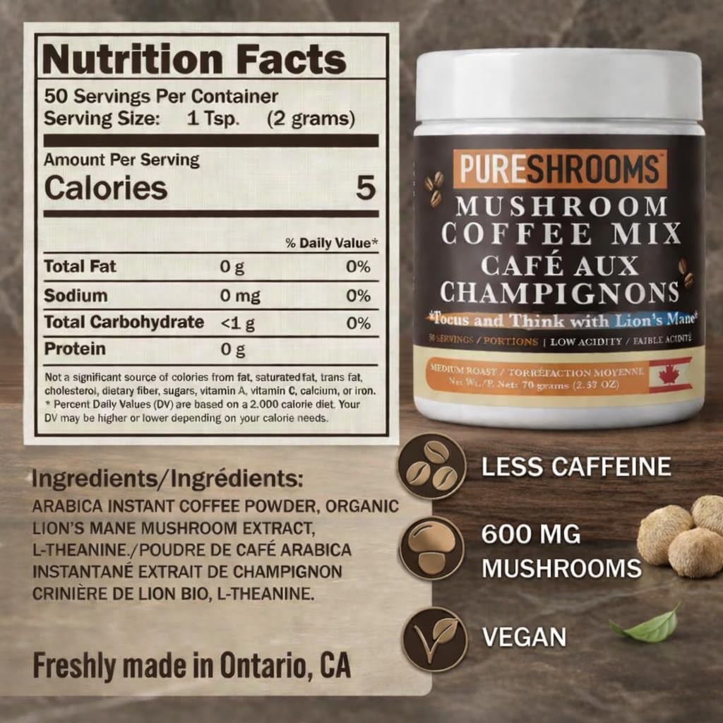 Pure Shrooms Adaptogenic Coffee