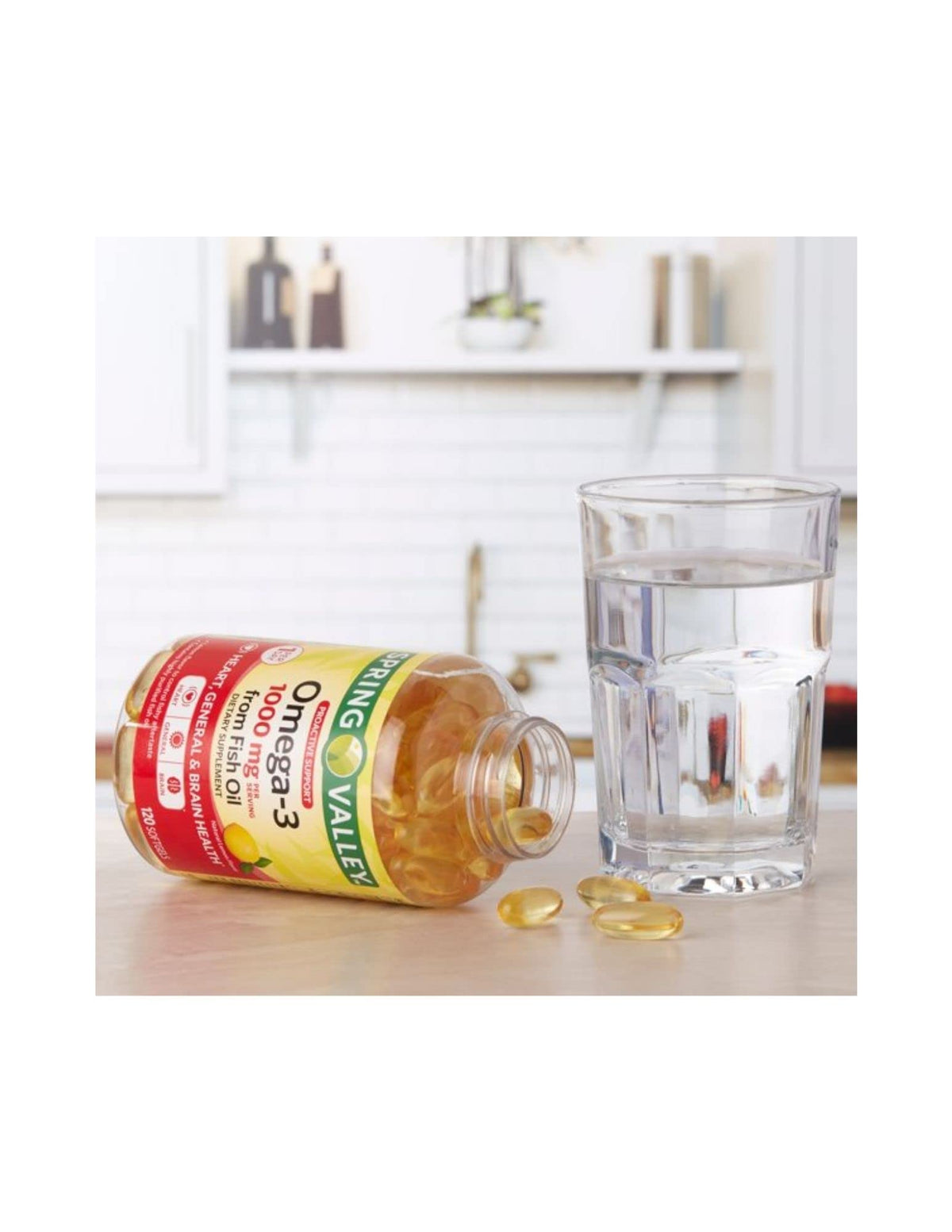 STS Home Spring Valley Omega-3 Fish Oil 1000 mg - 120 Softgels - image 2
