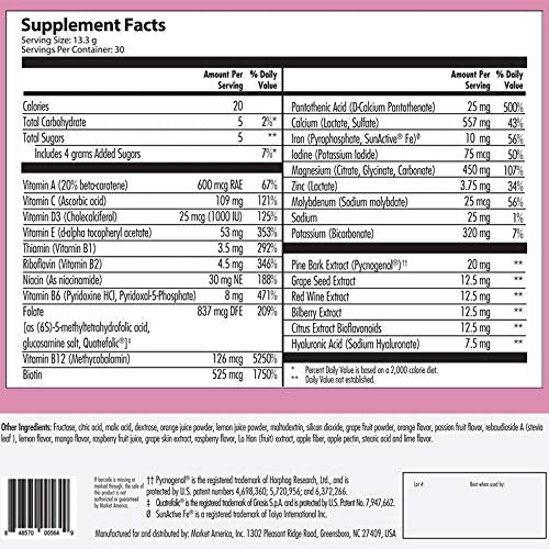Isotonix Women's Health Multivitamin with Iron & Pycnogenol - 30 Packets - image 8