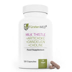 FürstenMED Milk Thistle with Artichoke Extract Liver Support - 120 Capsules
