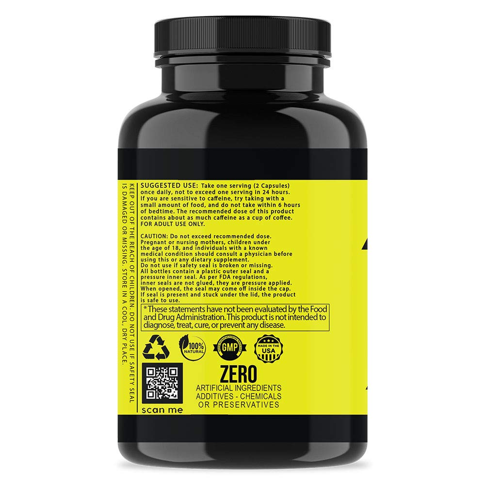 Angry Energy Caffeine Capsules by Angry Supplements