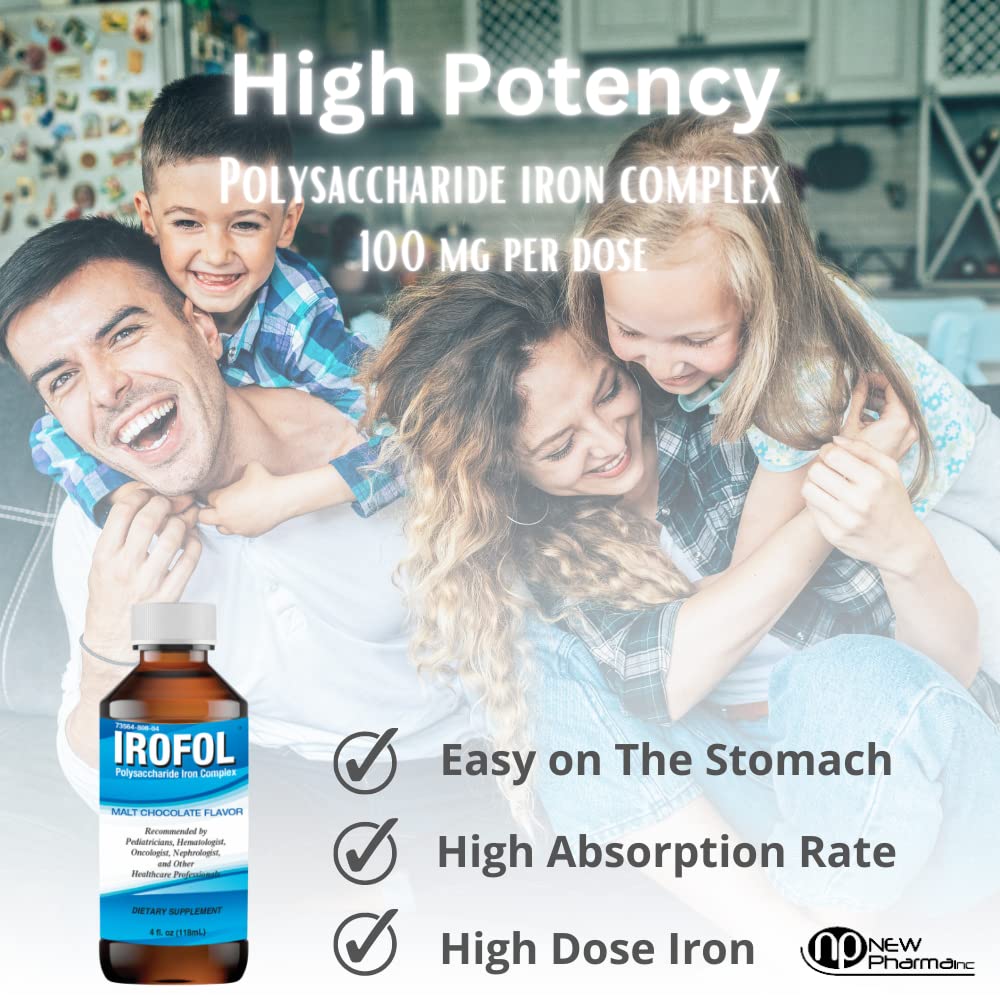 Irofol High Potency Liquid Iron Supplement - 4 fl oz - image 7