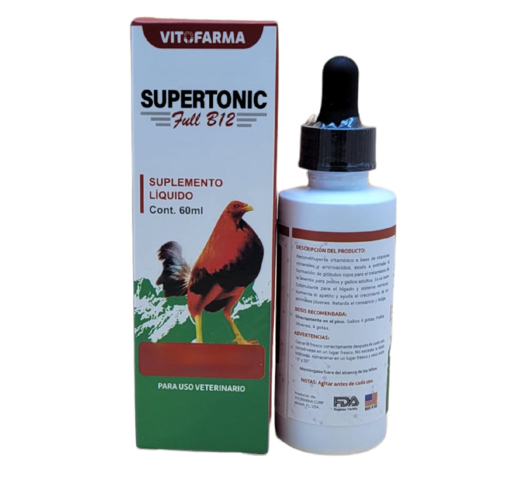 VITOFARMA Supertonic Full B12 for Rooster Multivitamin Liquid - 60ml - image 6