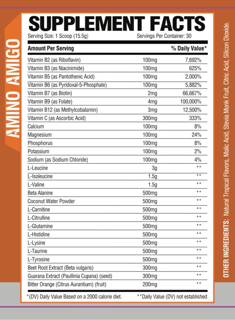 ALLTTR Amino Amigo BCAA & Amino Acid Blend Powder - image 2