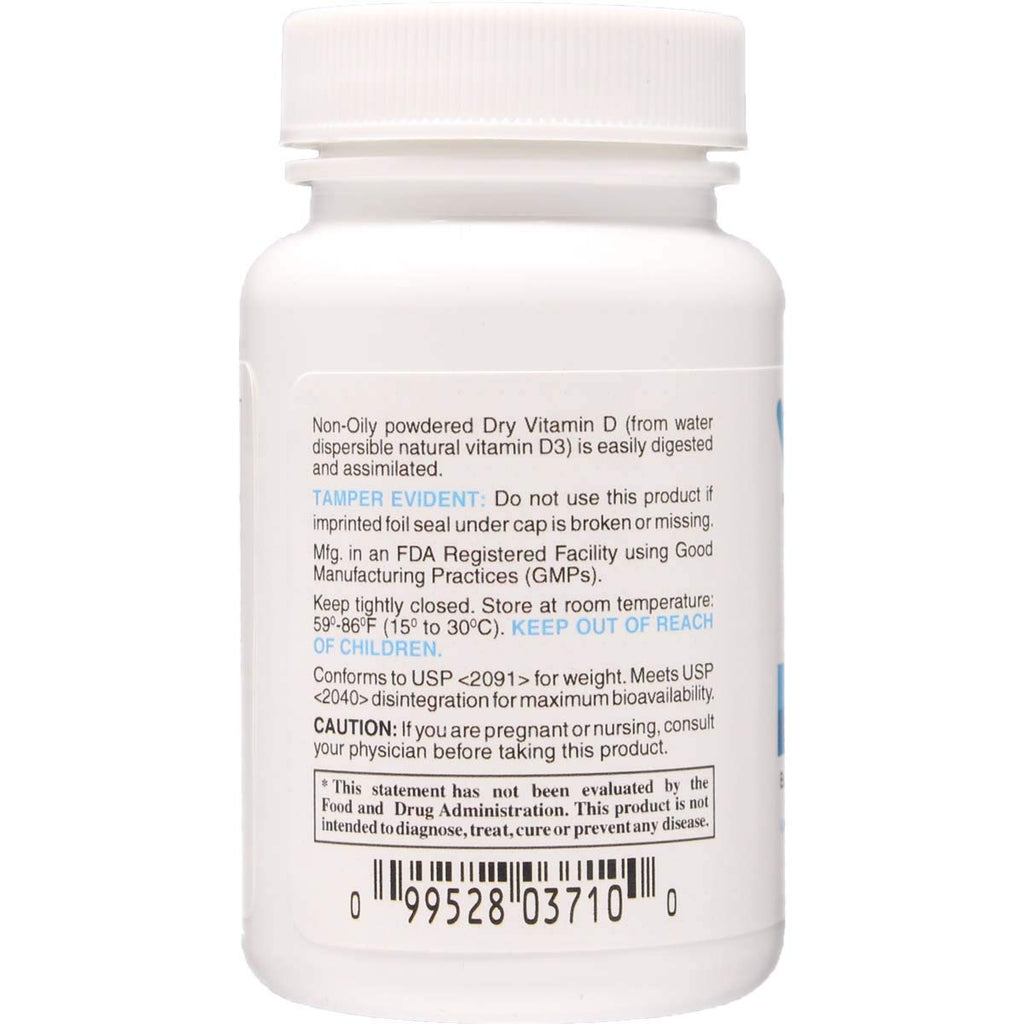 Wonder Laboratories Vitamin D3 400 IU - 100 Tablets - image 3