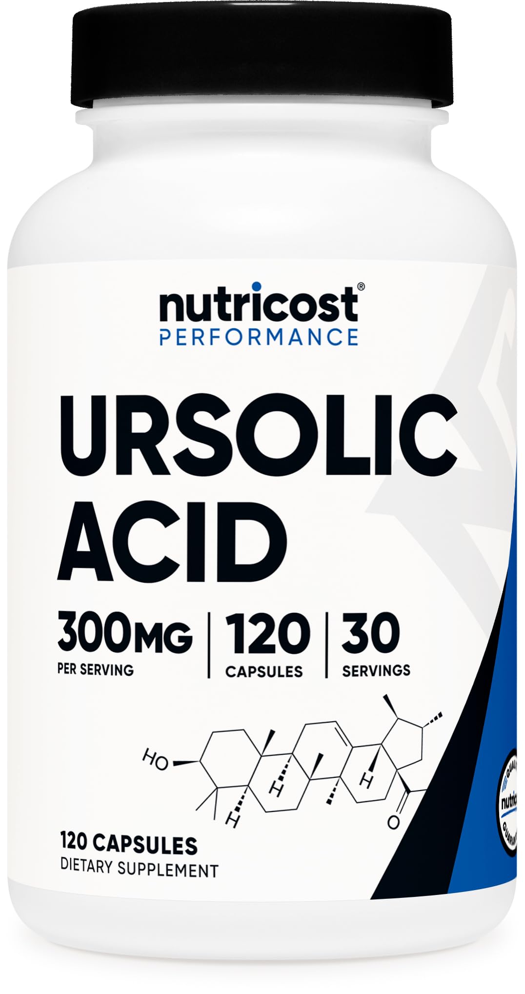 Nutricost Ursolic Acid 300mg - 120 Vegetarian Capsules