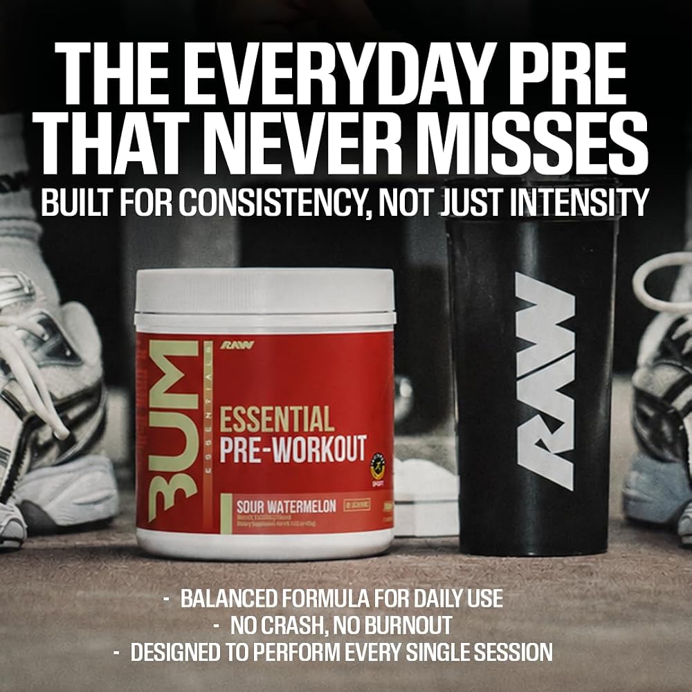 RAW Nutrition - Essential Pre - Chris Bumstead Pre Workout Formula
