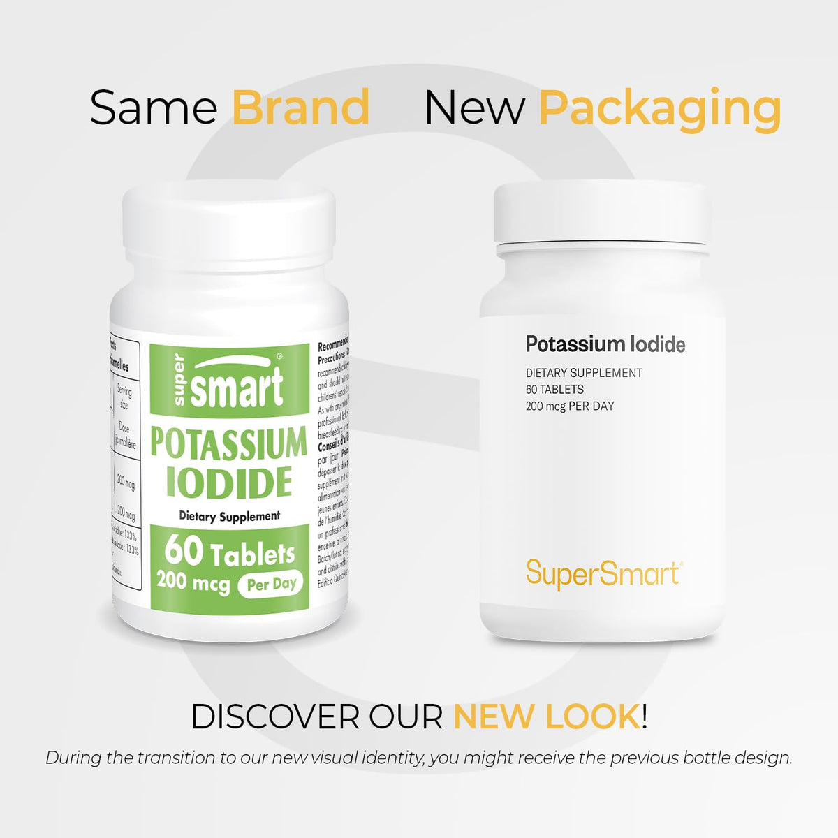 Supersmart Potassium Iodide 200mcg Iodine Supplement - 60 Tablets - image 2