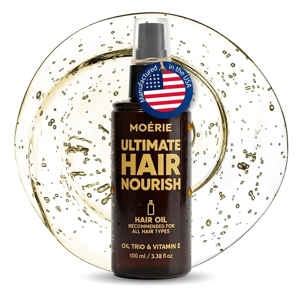 Moerie Ultimate Hair Oil for Frizzy & Damaged Hair - 3.38 Fl Oz