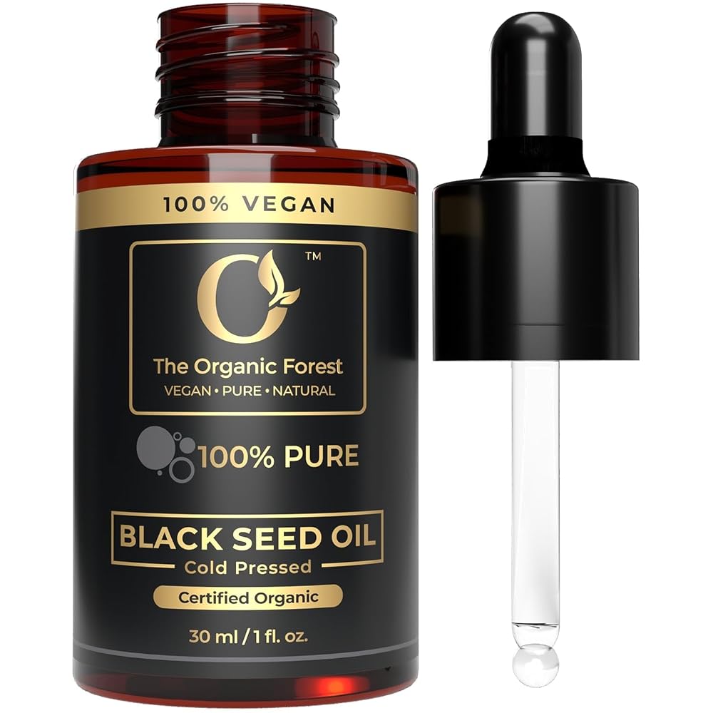 The Organic Forest Organic Black Seed Oil for Skin - 1 fl oz