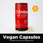 Oh!mino BCAA + EAA Amino Acid Supplement Caffeinated - 180 Capsules - image 6