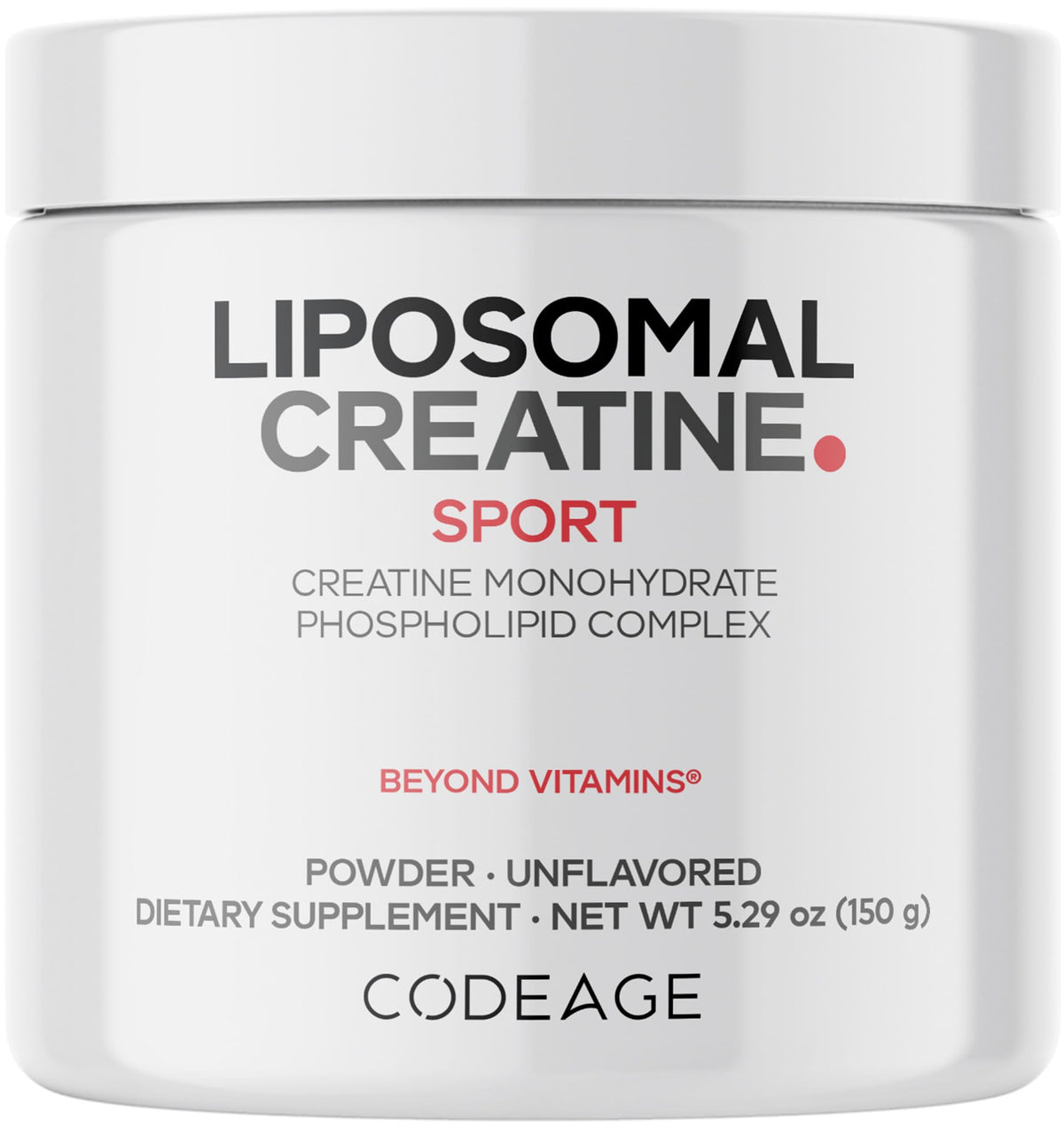 Codeage Liposomal Creatine Monohydrate Powder Supplement