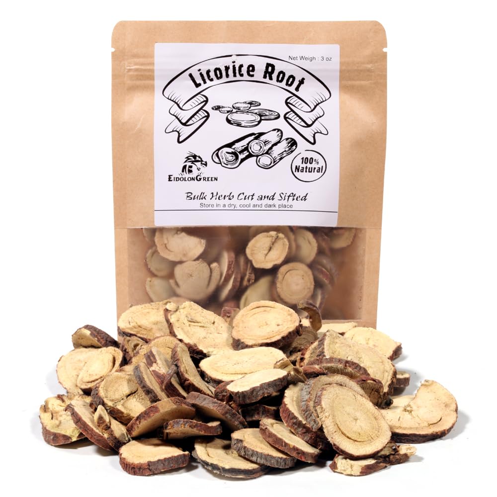 EidolonGreen Licorice Root Tea Dried Bulk Herbs - 3 oz