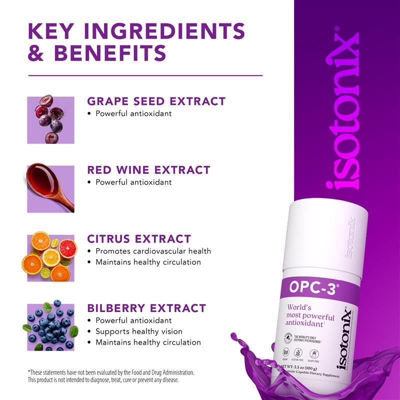 Isotonix OPC-3 Antioxidant Supplement Powder - 30 Servings - image 2