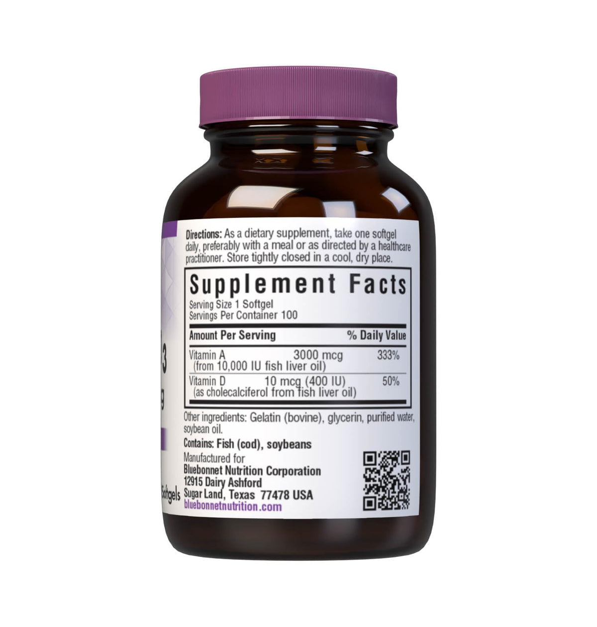 BlueBonnet Vitamin A & D3 10,000 IU/400 IU Fish Oil - 100 Softgels - image 9