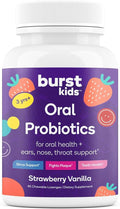 Burst Kids Probiotics Strawberry Vanilla - 45 Chewable Lozenges