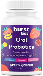 Burst Kids Probiotics Strawberry Vanilla - 45 Chewable Lozenges