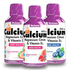 BlueBonnet Liquid Calcium Citrate Magnesium Citrate Vitamin D3 - 48 Fl Oz