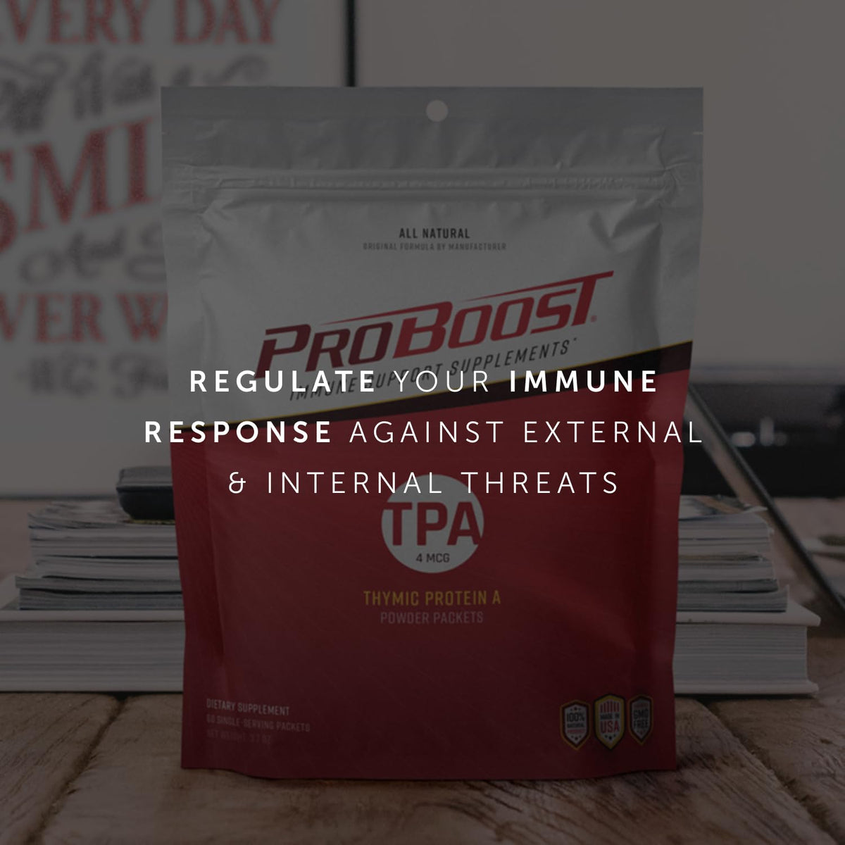 ProBoost Thymic Protein A (TPA) Immune Support Powder - 60 Packets - image 7