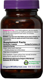 Oregon's Wild Harvest Certified Organic Nettle Capsules with Stinging - image 2
