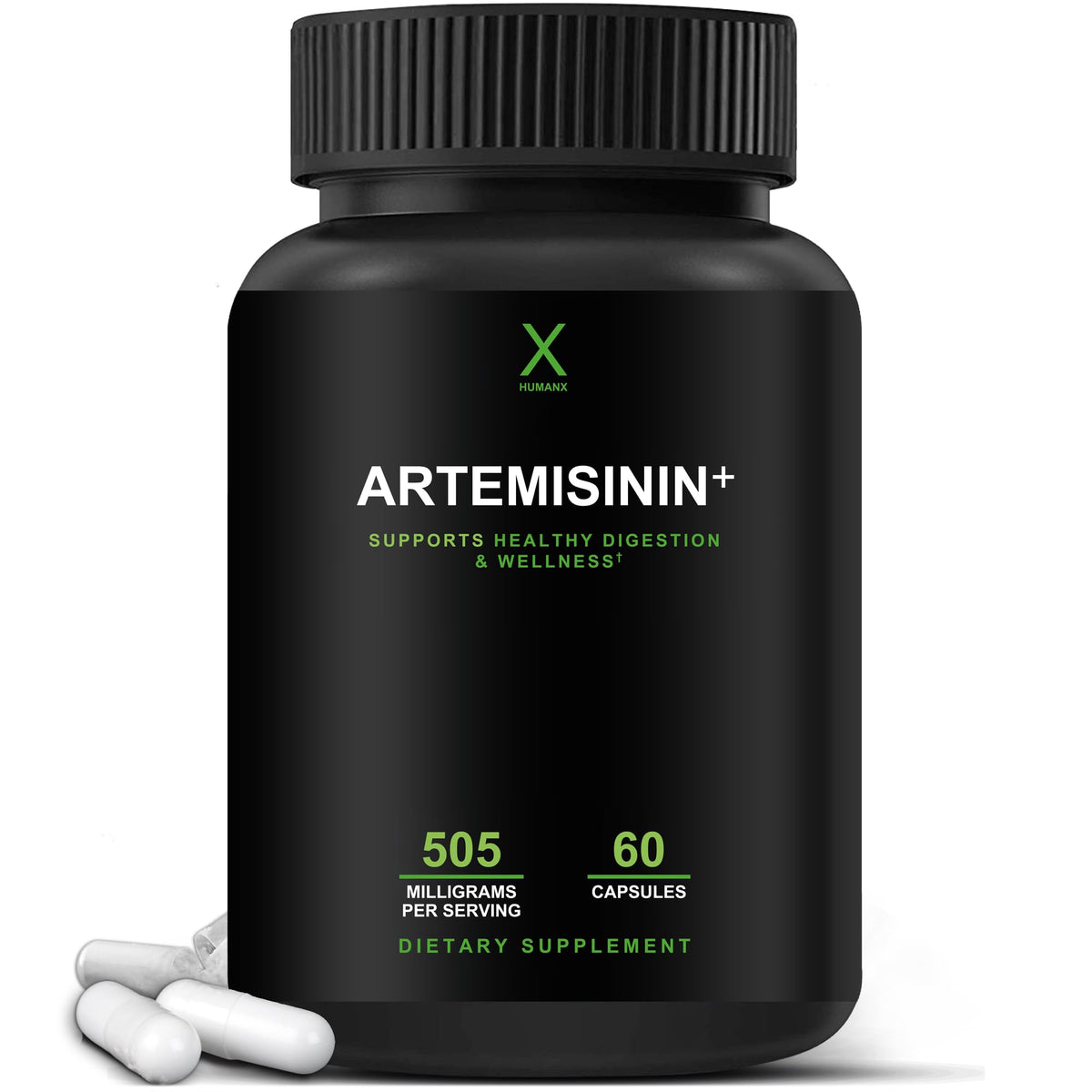 HUMANX Artemisinin 505mg with BioPerine - 60 Capsules