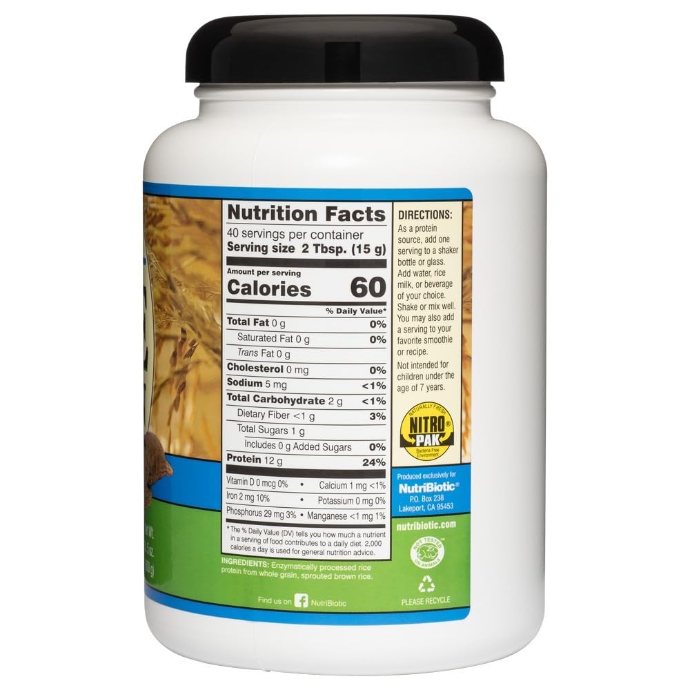 NutriBiotic Rice Protein