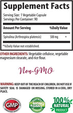SWAN LIFE ESSENTIALS Spirulina 500 mg Brain Support - 90 Capsules - image 3