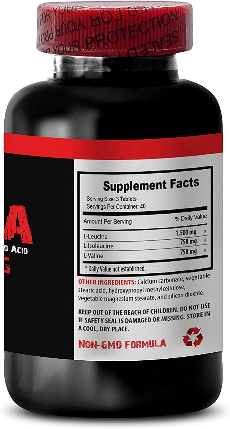 VIP Supplements BCAA 3000 MG Branched Chain Amino Acid - 120 Tablets - image 7